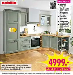 Möbel Boss NOBILIA Einbauküche, Cascada, Lacklaminat Angebot