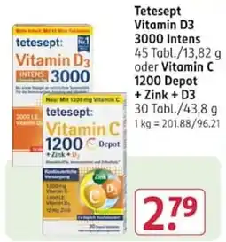 Rossmann tetept: Vitamin D3 3000 Intens Angebot