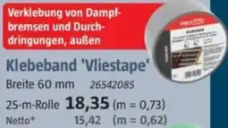 Bauhaus Klebeband 'Vliestape' Angebot