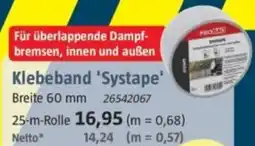 Bauhaus Klebeband 'Systape' Angebot