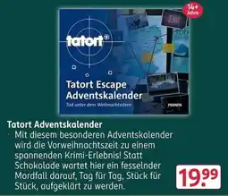 Rossmann Tatort Escape Adventskalender Angebot