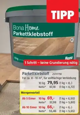 Bauhaus Bona Home Parkettklebstoff Angebot