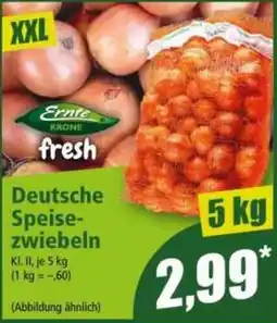 Norma Ernte Krone fresh Deutsche Speisezwiebeln Angebot