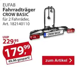 Sonderpreis Baumarkt EUFAB Fahrradträger CROW BASIC Angebot