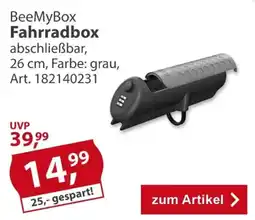 Sonderpreis Baumarkt BeeMyBox Fahrradbox Angebot