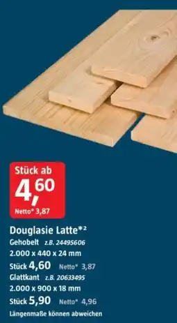 Bauhaus Douglasie Latte Angebot