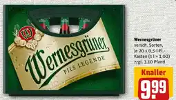 nahkauf Wernesgrüner Pils Legende Angebot