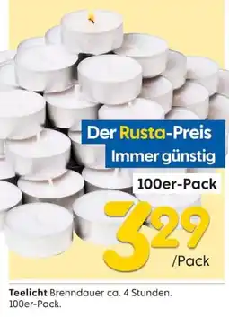 Rusta Teelicht Angebot