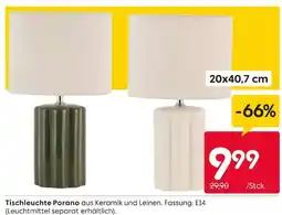 Rusta Tischleuchte Porano Angebot