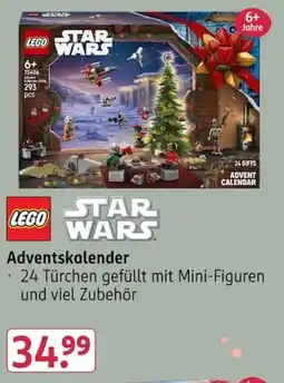 Rossmann LEGO STAR WARS Adventskalender Angebot