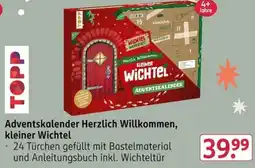 Rossmann TOPP Adventskalender Herzlich Willkommen, kleiner Wichtel Angebot