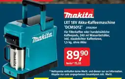 Bauhaus Makita LXT 18V Akku-Kaffeemaschine 'DCM501Z' Angebot