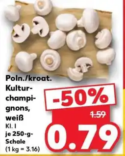 Kaufland Poln./kroat. Kultur-champignons, weiß Angebot