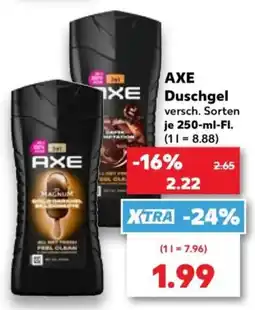 Kaufland AXE Duschgel Angebot