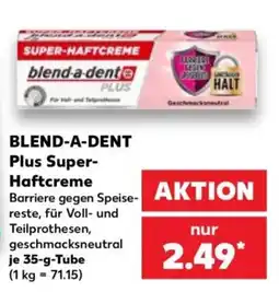 Kaufland BLEND-A-DENT Plus Super-Haftcreme Angebot