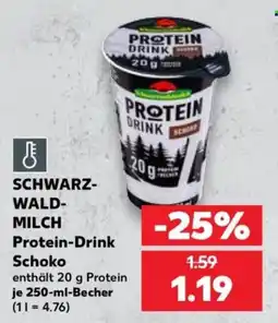 Kaufland SCHWARZWALDMILCH Protein-Drink Schoko Angebot