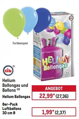 METRO Helium Ballongas und Ballons Angebot