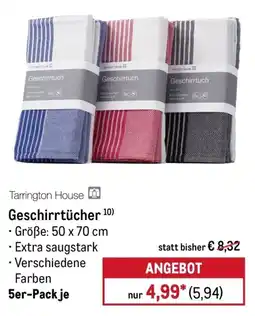 METRO Tarrington House Geschirrtücher Angebot