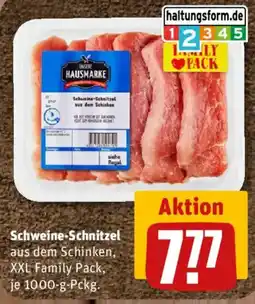 nahkauf Schweine-Schnitzel aus dem Schinken Angebot