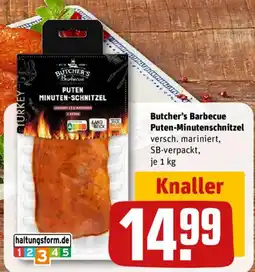 nahkauf Butcher's Barbecue Puten-Minutenschnitzel Angebot