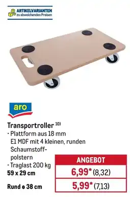 METRO aro Transportroller Angebot