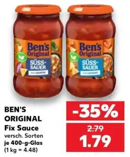Kaufland Ben's Original Fix Sauce Angebot
