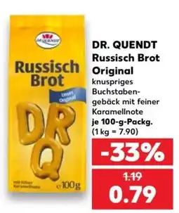 Kaufland DR. QUENDT Russisch Brot Original Angebot