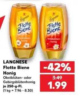 Kaufland LANGNESE Flotte Biene Honig Angebot