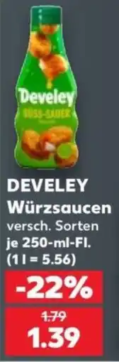 Kaufland DEVELEY Würzsaucen Angebot