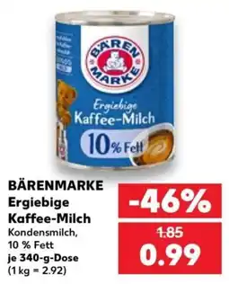 Kaufland BÄRENMARKE Ergiebige Kaffee-Milch Angebot