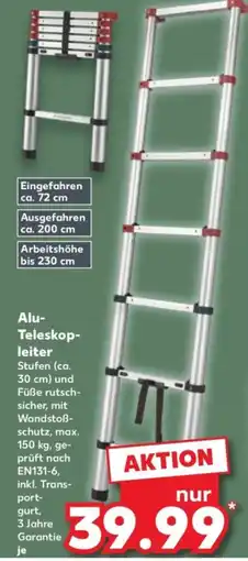 Kaufland Alu-Teleskopleiter Angebot