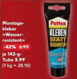 Kaufland Pattex Montagekleber Angebot