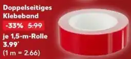 Kaufland Doppelseitiges Klebeband Angebot