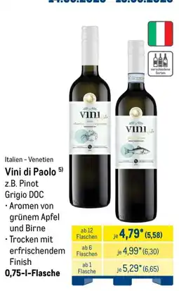 METRO Vini di Paolo Angebot
