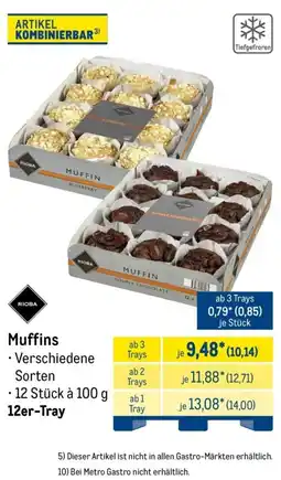 METRO RIOBA Muffins Angebot