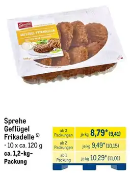 METRO Sprehe Geflügel Frikadelle Angebot