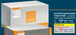 Bauhaus Fermacell Gipsfaserplatte 1-Mann-Platte Angebot