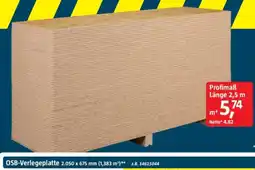 Bauhaus OSB-Verlegeplatte Angebot