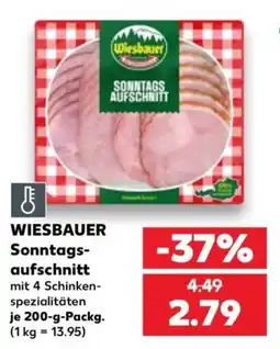 Kaufland WIESBAUER Sonntags-aufschnitt Angebot