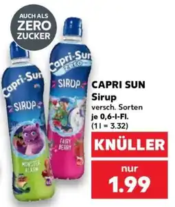 Kaufland CAPRI SUN Sirup Angebot
