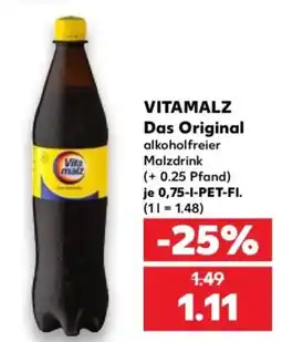 Kaufland VITAMALZ Das Original alkoholfreier Malzdrink Angebot