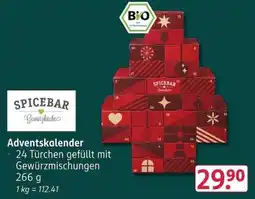 Rossmann SPICEBAR Gewürzküche Adventskalender Angebot