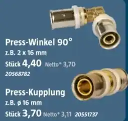 Bauhaus Press-Winkel 90° Angebot