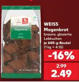 Kaufland WEISS Magenbrot Angebot