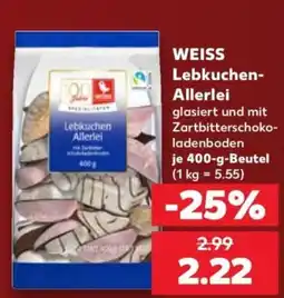 Kaufland WEISS Lebkuchen-Allerlei Angebot