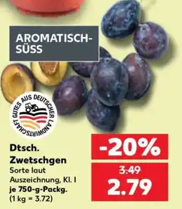 Kaufland Dtsch. Zwetschgen Angebot