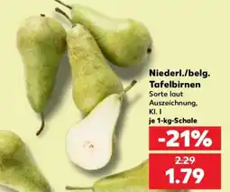Kaufland Niederl./belg. Tafelbirnen Angebot