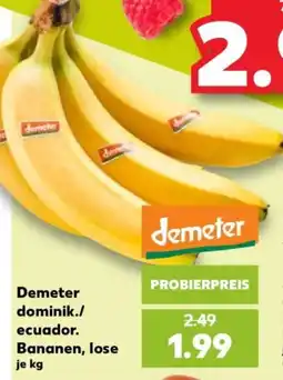 Kaufland Demeter Bananen Angebot