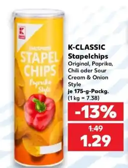 Kaufland K-CLASSIC Stapelchips Angebot