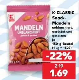 Kaufland K-CLASSIC Mandeln Angebot